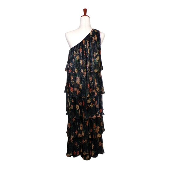 House of Harlow 1960 x Revolve Collins Dress in Noir Floral Multi. XS #990 - Picture 4 of 13